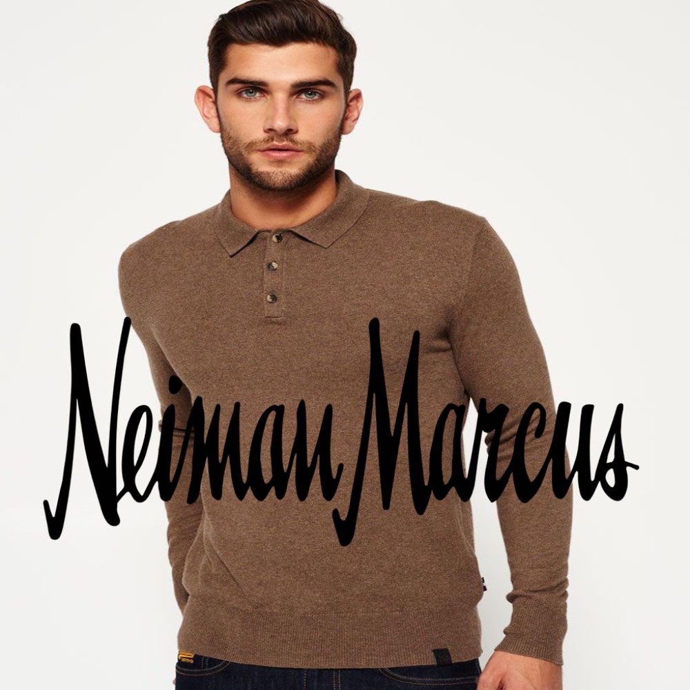 Neiman Marcus Merino Wool Sweater Shirt 44-48